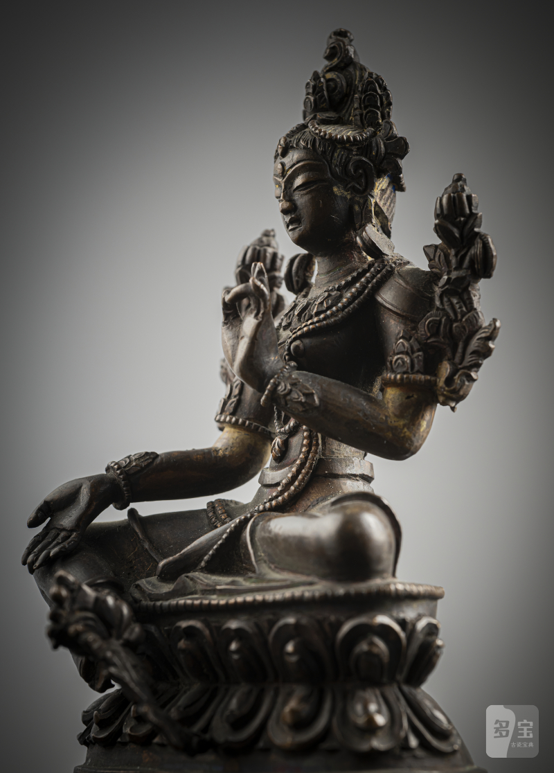 A BRONZE FIGURE OF SYAMATARA - 图4